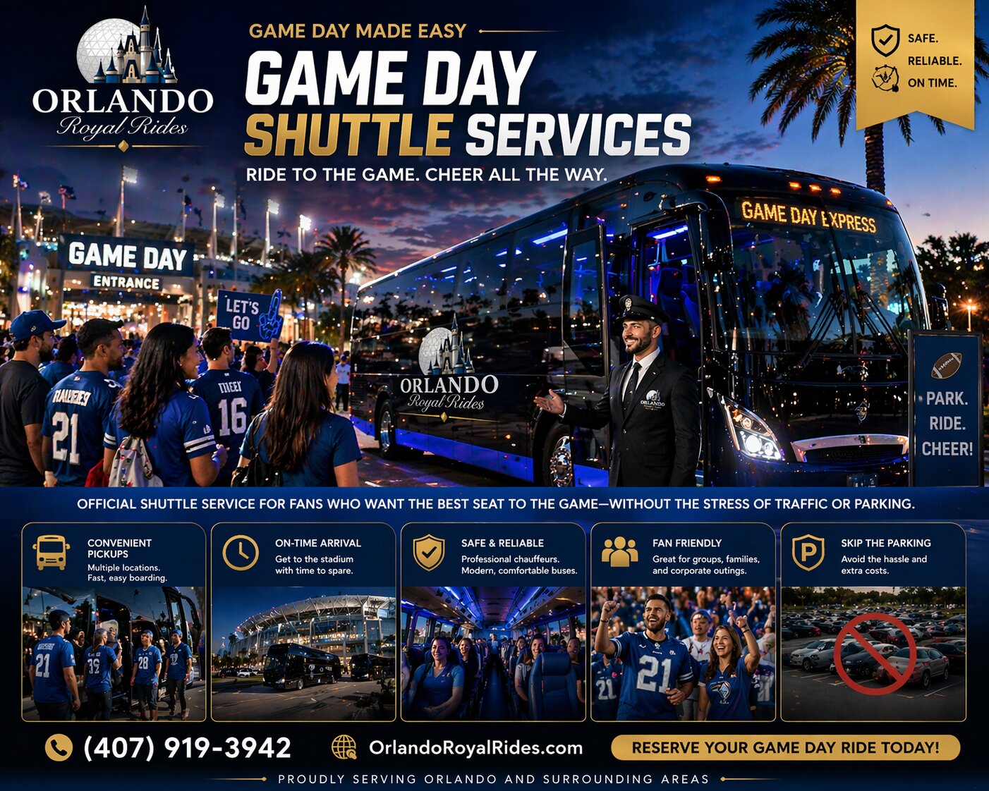 Game Day Event Transportation Chauffeurs