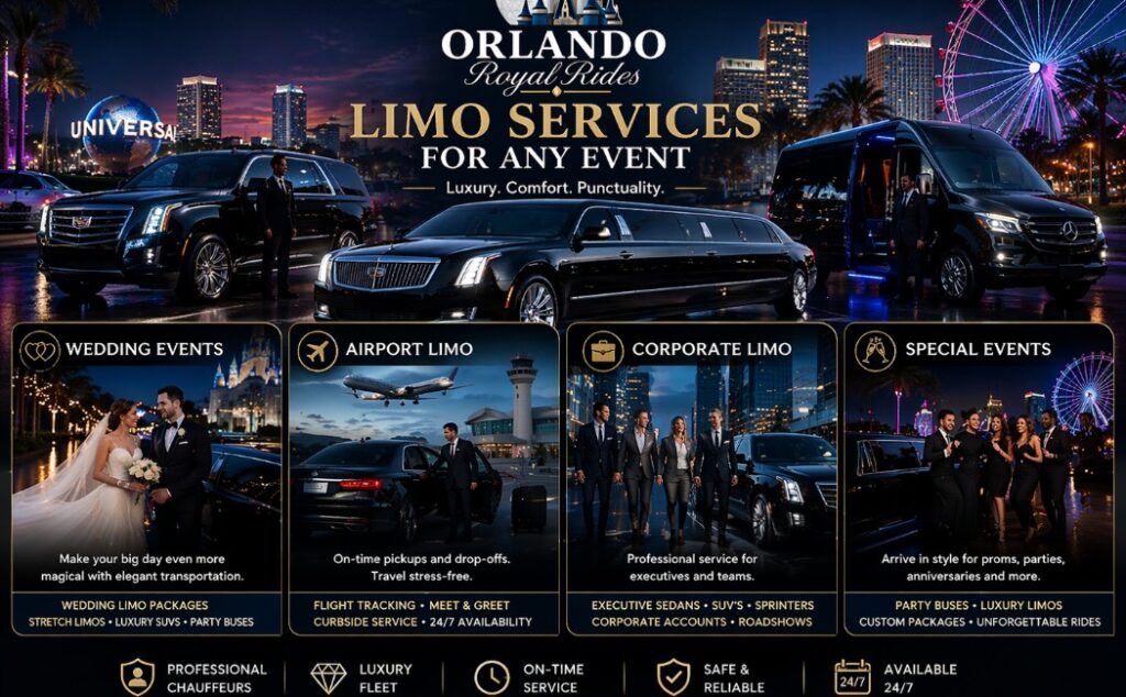 Limousine Transportation Services for Any Event